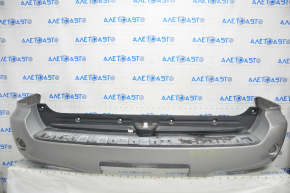 Rear bumper bare Toyota Sequoia 08-16 silver, broken crepe