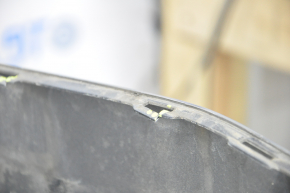 Rear bumper bare Toyota Sequoia 08-16 silver, broken crepe