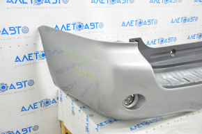 Rear bumper bare Toyota Sequoia 08-16 silver, broken crepe