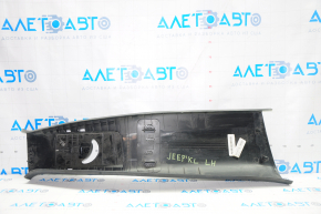 Center pillar trim upper belt left Jeep Cherokee KL 14-23 black, scratches