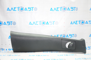 Center pillar trim upper belt right Jeep Cherokee KL 14-23 black, scratches