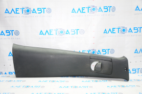 Center pillar trim upper belt right Jeep Cherokee KL 14-23 black, scratches, without plug