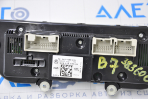 Climate control VW Passat b7 12-15 USA manual with heating, glass is rubbed