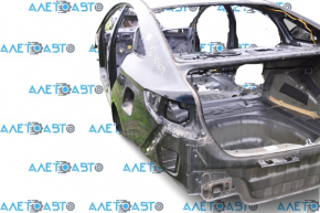 Quarter wing rear left Hyundai Sonata 15-19 black on the body