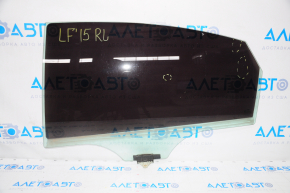 Glass of the rear left door Hyundai Sonata 15-19 scratches
