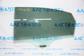 Glass of the rear left door Hyundai Sonata 15-19 scratches