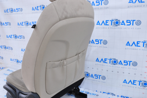 Driver's seat Hyundai Sonata 15-19 with airbag, mechanical, beige cloth, dry-cleanable