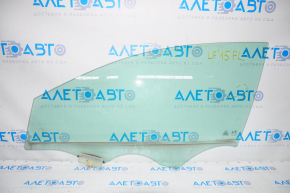 Glass of the front left door Hyundai Sonata 15-19 scratches