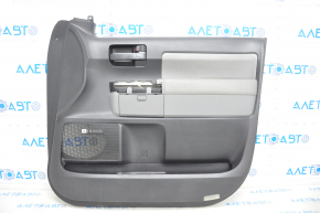 Door trim card front right Toyota Sequoia 08-11 black+gray, JBL, scratches