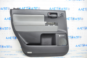 Door trim card rear left Toyota Sequoia 08-16 black+gray, JBL, scratches