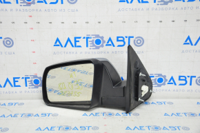Side mirror left Toyota Sequoia 08-12 3 pins, silver, chips on glass