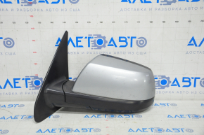 Side mirror left Toyota Sequoia 08-12 3 pins, silver, chips on glass