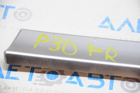 Door molding lower front right Toyota Prius 30-11 10-15 swollen chrome, scratch