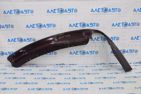 Rear bumper lip Ford Fusion mk5 13-18 for 1 pipe, burgundy, scratches, missing left part