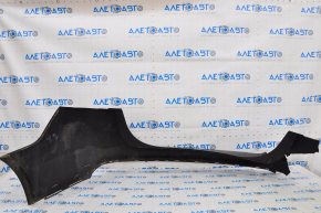 Rear bumper bare Ford Fusion mk5 13-18 burgundy, pressed, fasteners broken, left part missing