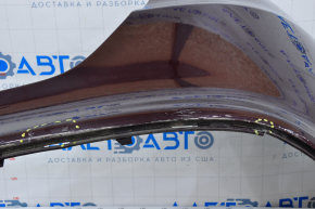 Rear bumper bare Ford Fusion mk5 13-18 burgundy, pressed, fasteners broken, left part missing