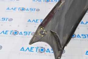 Rear bumper bare Ford Fusion mk5 13-18 burgundy, pressed, fasteners broken, left part missing