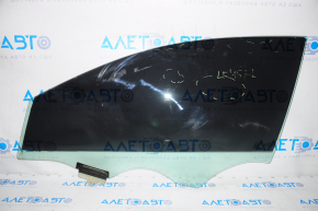 Glass of the front left door Hyundai Sonata 15-19 scratches