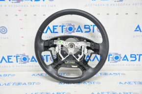 Naked steering wheel Toyota Sequoia 08-11 black leather, without buttons and cruise control, scratch