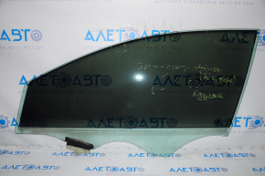 Glass of the front left door Hyundai Sonata 15-19 scratches
