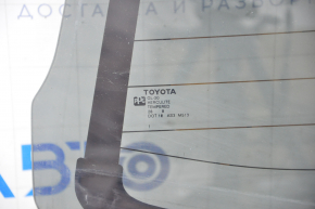 Rear glass of the trunk door Toyota Sequoia 08-16 tinted, scratches