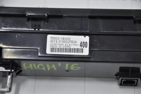 Climate control Toyota Highlander 14-19 auto scratches on glass and chrome