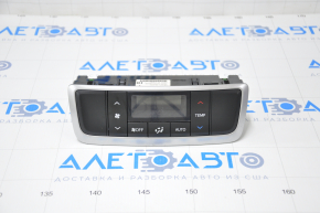 Climate control control 2 row Toyota Highlander 14-19 rubbed glass, scratches on the trim