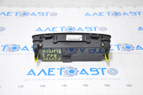 Climate control control 2 row Toyota Highlander 14-19 rubbed glass, scratches on the trim