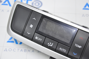 Climate control control 2 row Toyota Highlander 14-19 rubbed glass, scratches on the trim