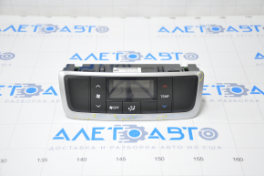 Climate control 2 row Toyota Highlander 14-17 LE scratched and rubbed glass, scratches on the trim