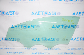Glass of the front left door Hyundai Sonata 11-15 scratches