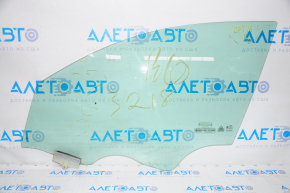 Front left door glass Kia Optima 16-20 scratches