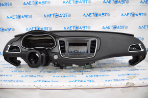 Torpedo front panel without AIRBAG Chrysler 200 15-17 black, scratch