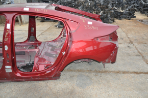 Quarter wing rear left Chevrolet Volt 16- on the body, red, pokes