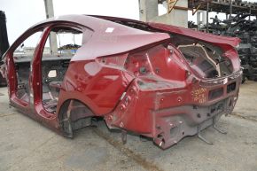 Quarter wing rear left Chevrolet Volt 16- on the body, red, pokes