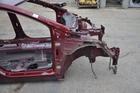 Front right quarter Chevrolet Volt 16 - on the body, red, dented, bumps
