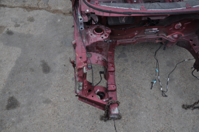 Front right quarter Chevrolet Volt 16 - on the body, red, dented, bumps