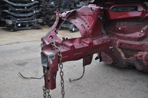Front right quarter Chevrolet Volt 16 - on the body, red, dented, bumps