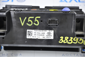Climate control Toyota Camry v55 15-17 usa manual scratch, bump on the overlay