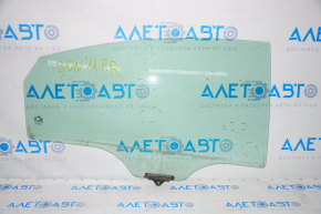 Glass door rear right Hyundai Sonata 11-15 scratches