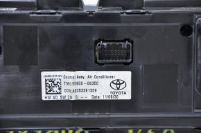 Climate control Toyota Camry v50 12-14 usa manual mahogany, worn overlay