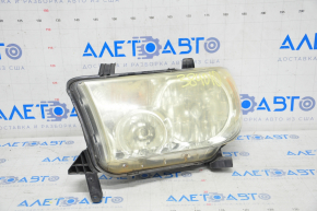 Headlight front left Toyota Sequoia 08-17 bare, no cracks, for polishing