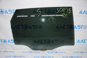 Glass of the rear right door Kia Sorento 10-15 factory tinted, scratches