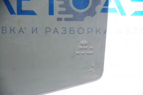 Glass of the rear left door Hyundai Santa FE Sport 13-18 factory tinted, scratches
