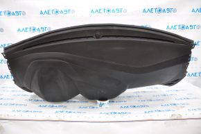 Torpedo front panel without AIRBAG Ford Focus mk3 15-18 rest black, crack in the strip, worn steering wheel pad