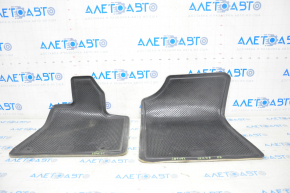 Set of floor mats for Toyota Sequoia 08-16 gray, for 3 rows, for chemical treatment