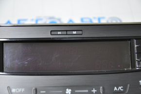 Climate control Toyota Avalon 13-18 2 zones glass is rubbed, guide is broken