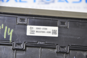 Climate control Toyota Avalon 13-14 3 zones scratch on glass, bump on trim, broken chip and guides