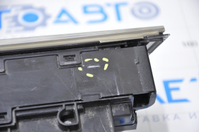 Climate control Toyota Avalon 13-14 3 zones scratch on glass, bump on trim, broken chip and guides