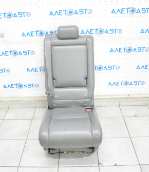 Seat 2 row center Toyota Sequoia 08-16 leather gray, scratches